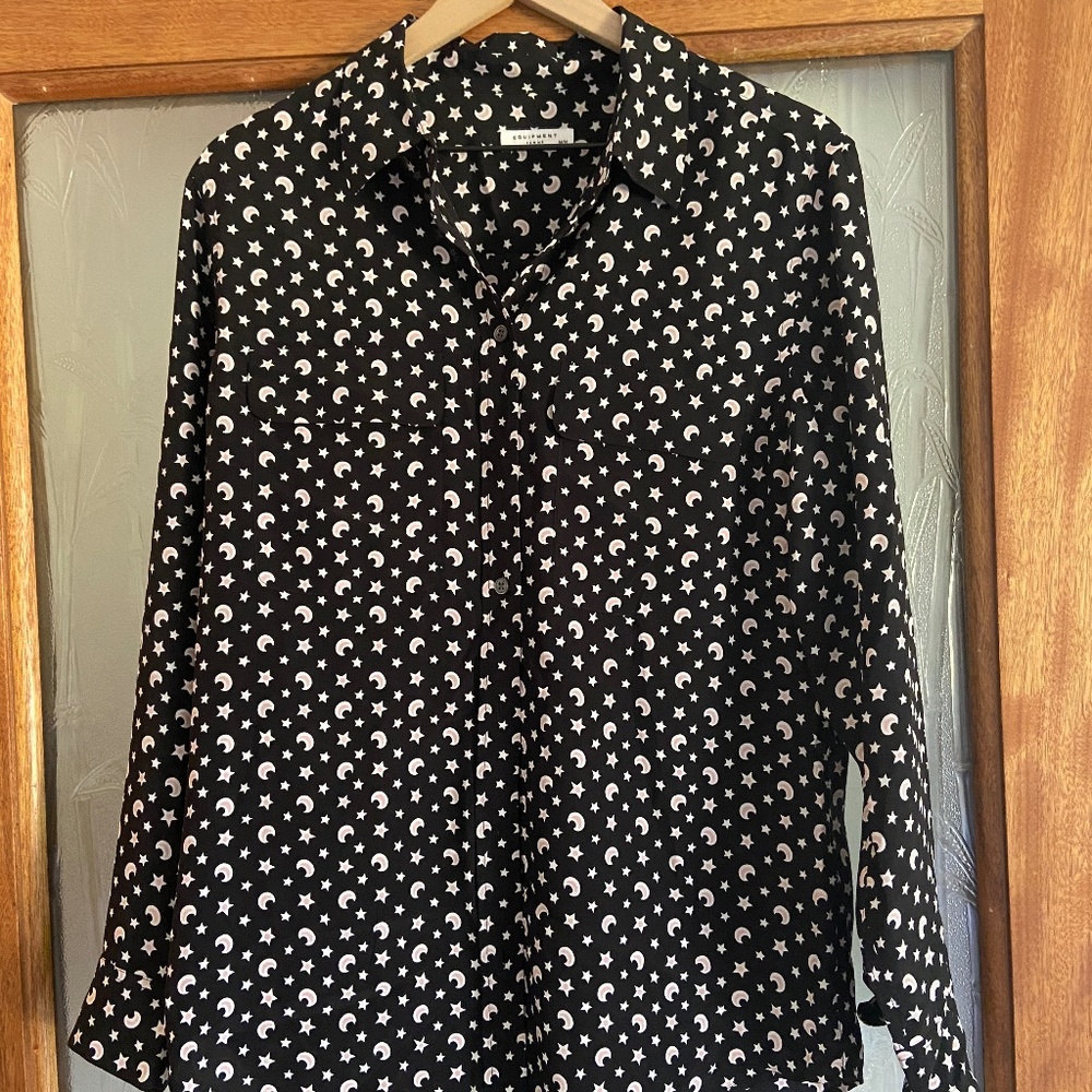 Equipment Femme Buttondown Silk Shirt